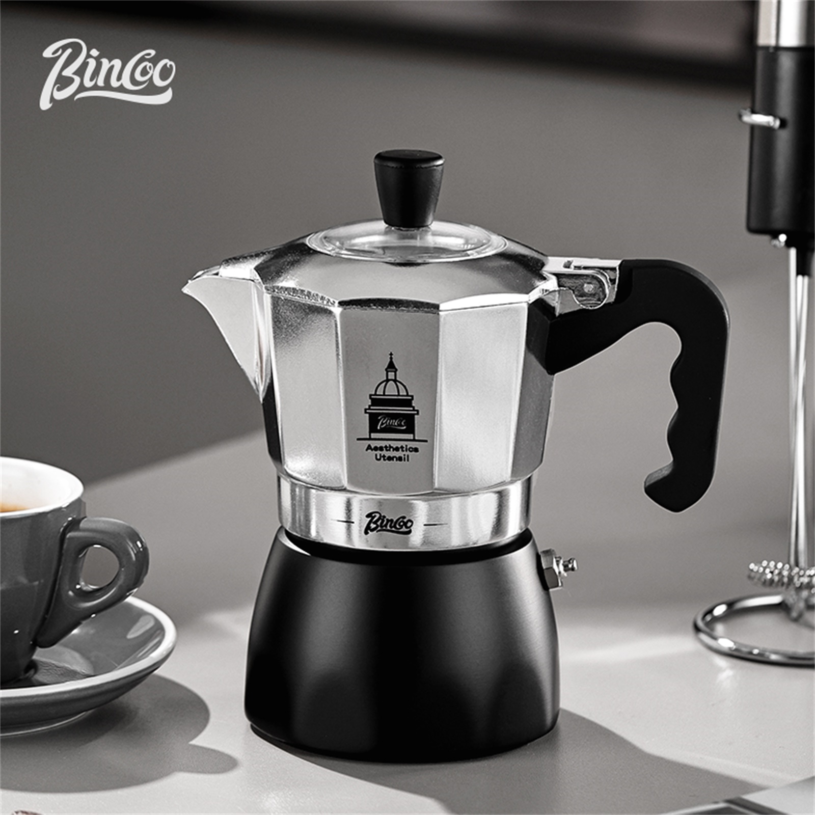 BINCOO Pot Moka à Double Valve - Coffee Equipment Set avis et prix