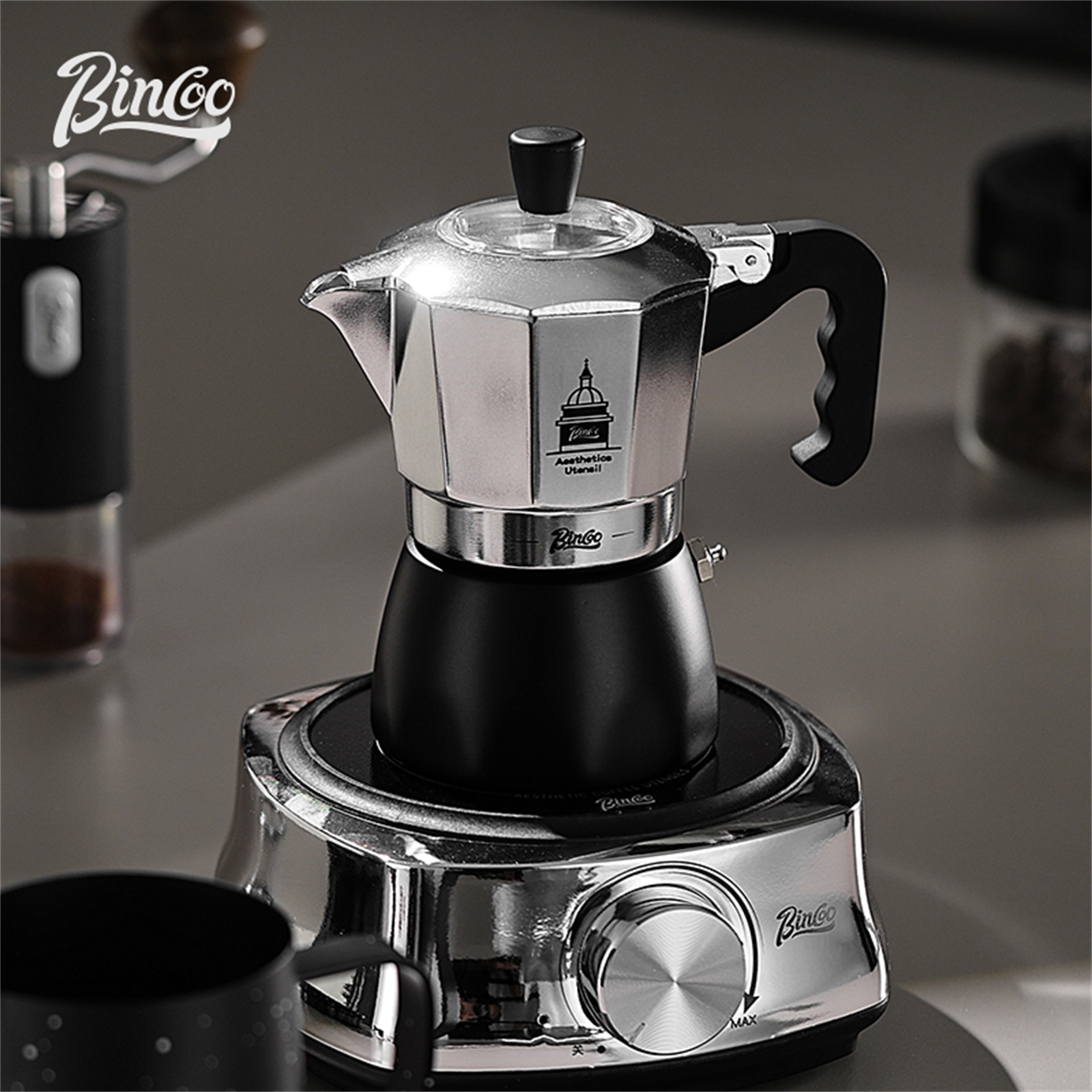 BINCOO Pot Moka à Double Valve - Coffee Equipment Set avis et prix